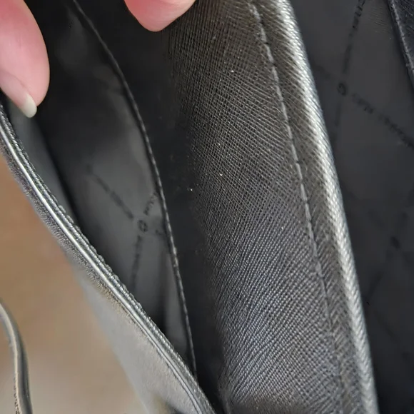 Michael Kors Black Tote with Gold Hardware - Picture 13 of 16